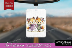 Couple Animals Air Freshener PNG - Valentines Day PNG Product Image 1