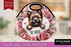 Valentine Dog Lunch Bag - Valentines Day Lunch Bug PNG Product Image 1