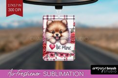 Valentine Dog Air Freshener PNG - Valentines Day PNG Product Image 1