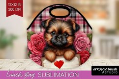 Valentine Dog Lunch Bag - Valentines Day Lunch Bug PNG Product Image 1