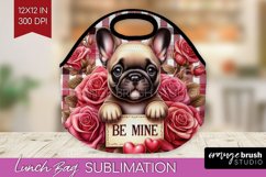 Valentine Dog Lunch Bag - Valentines Day Lunch Bug PNG Product Image 1