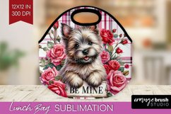 Valentine Dog Lunch Bag - Valentines Day Lunch Bug PNG Product Image 1