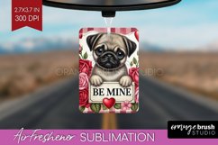 Valentine Dog Air Freshener PNG - Valentines Day PNG Product Image 1