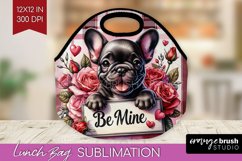 Valentine Dog Lunch Bag - Valentines Day Lunch Bug PNG Product Image 1
