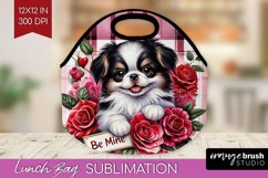 Valentine Dog Lunch Bag - Valentines Day Lunch Bug PNG Product Image 1