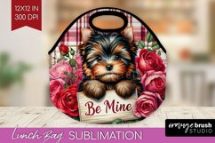 Valentine Dog Lunch Bag - Valentines Day Lunch Bug PNG Product Image 1