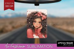 Valentine Girl Air Freshener PNG - Valentines Day PNG Product Image 1