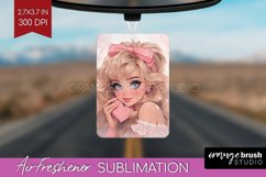 Valentine Girl Air Freshener PNG - Valentines Day PNG Product Image 1