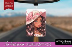 Valentine Girl Air Freshener PNG - Valentines Day PNG Product Image 1