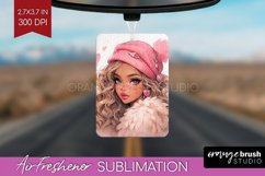 Valentine Girl Air Freshener PNG - Valentines Day PNG Product Image 1