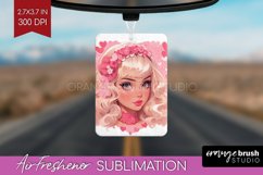 Valentine Girl Air Freshener PNG - Valentines Day PNG Product Image 1