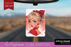Valentine Girl Air Freshener PNG - Valentines Day PNG Product Image 1
