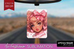 Valentine Girl Air Freshener PNG - Valentines Day PNG Product Image 1