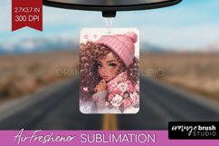 Valentine Girl Air Freshener PNG - Valentines Day PNG Product Image 1