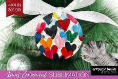 Hearts Ornament PNG - Valentines Day PNG Sublimation Product Image 1