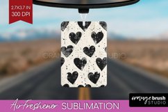 Hearts Air Freshener PNG - Valentines Day PNG Sublimation Product Image 1