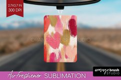 Hearts Air Freshener PNG - Valentines Day PNG Sublimation Product Image 1