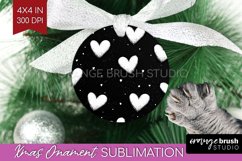 Hearts Ornament PNG - Valentines Day PNG Sublimation Product Image 1