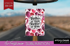 Family Quote Air Freshener PNG - Heart PNG Sublimation Product Image 1