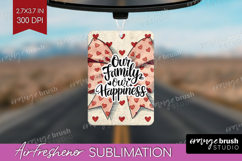 Family Quote Air Freshener PNG - Heart PNG Sublimation Product Image 1