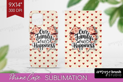 Family Quote Phone Case PNG - Heart Case PNG Sublimation Product Image 1