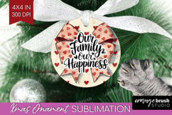 Family Quote Ornament PNG - Heart PNG Sublimation Product Image 1