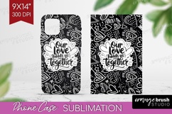 Family Quote Phone Case PNG - Heart Case PNG Sublimation Product Image 1