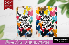 Family Quote Phone Case PNG - Heart Case PNG Sublimation Product Image 1
