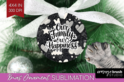 Family Quote Ornament PNG - Heart PNG Sublimation Product Image 1