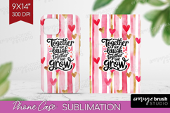 Family Quote Phone Case PNG - Heart Case PNG Sublimation Product Image 1