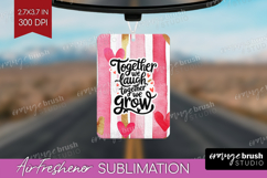 Family Quote Air Freshener PNG - Heart PNG Sublimation Product Image 1