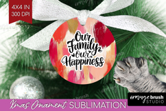 Family Quote Ornament PNG - Heart PNG Sublimation Product Image 1