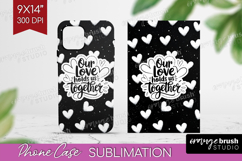 Family Quote Phone Case PNG - Heart Case PNG Sublimation Product Image 1