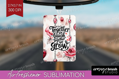 Family Quote Air Freshener PNG - Heart PNG Sublimation Product Image 1