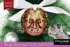 Vintage Christmas Ornament PNG - Retro Xmas Sublimation Product Image 1
