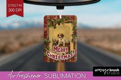 Vintage Christmas Air Freshener PNG - Xmas Car Freshener Product Image 1