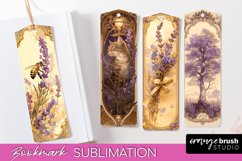 Vintage Scrapbook Bookmark Sublimation - Ephemera Bookmarks Product Image 1