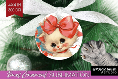 Vintage Valentines Day Ornament PNG - Retro Animal PNG Product Image 1