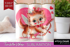 Vintage Valentines Day Tumbler Wrap - Retro Animal Tumbler Product Image 1