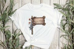 Vintage Warm Wooden Sublimation Clipart Product Image 2