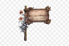 Vintage Warm Wooden Sublimation Clipart Product Image 3