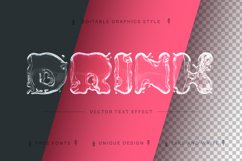 Water Glass - Editable Text Effect, Font Style Product Image 3