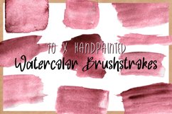 Watercolor Brush Strokes and Textures Bundle Product Image 4