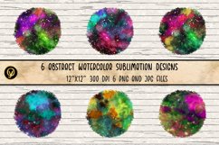 Abstract Watercolor Sublimation Designs. Product Image 1