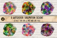 Watercolor Sublimation Designs. Product Image 1