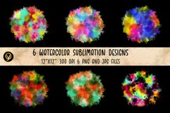 Watercolor Sublimation Designs. Product Image 8