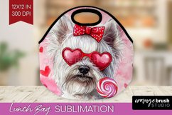 West Highland Terrier Valentine Lunch Bag Valentines Day Bug Product Image 1