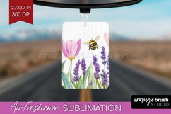 Wildflowers Air Freshener PNG - Watercolor Flowers PNG Product Image 1