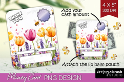 Thank You Money Card PNG - Wildflowers Money Card Holder Product Image 1