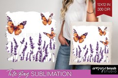 Wildflowers Tote Bag - Watercolor Flowers Tote Bag PNG Product Image 1